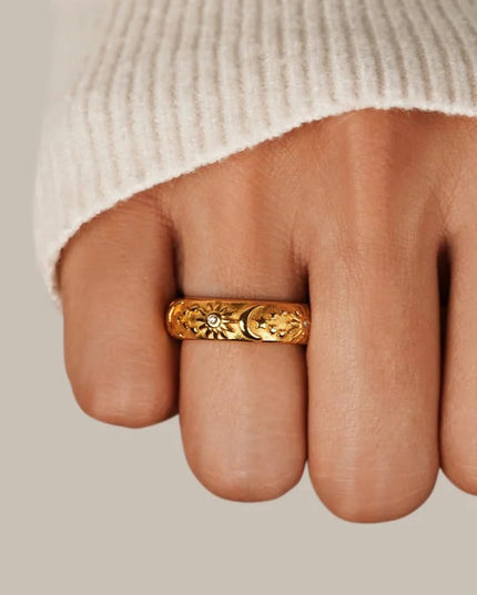 Celestial Gold Ring