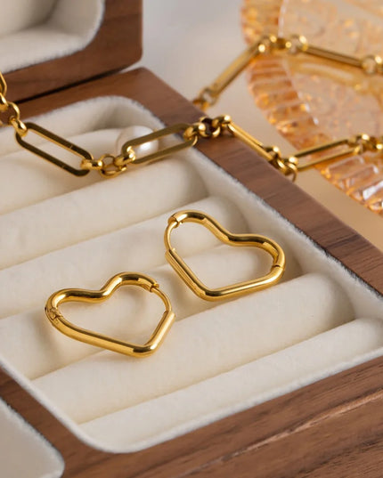 Lover's Loop Heart Earrings