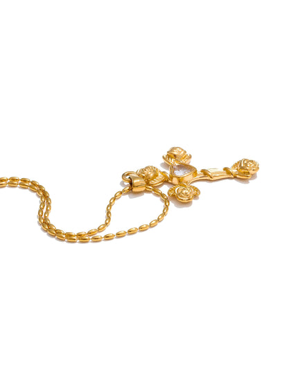 Heart & Thorn Crucifix Necklace