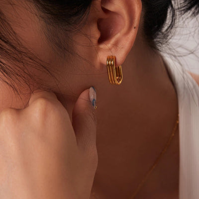 Bellissima U-Hoop Earrings