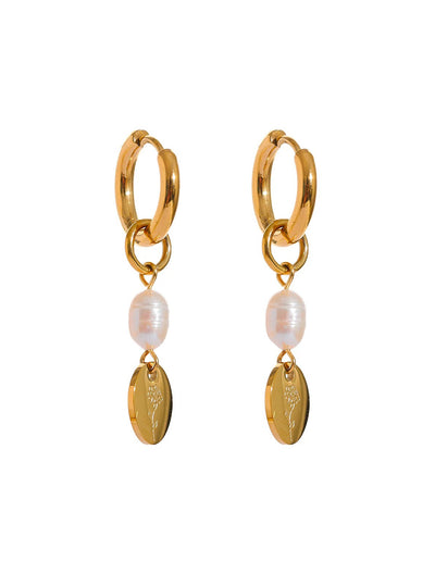 Pearl on the Vine Earrings