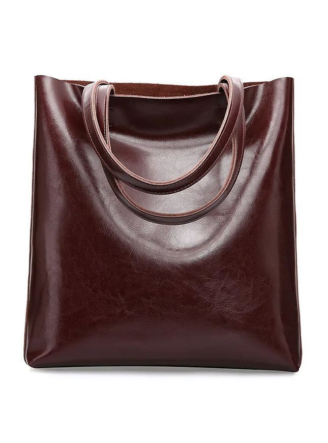 The Belfair Leather Tote Bag