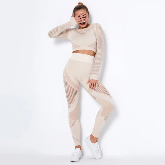 Meshed Support Active Crop Top