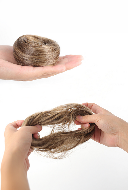 Sleek & Straight Volume Bun Hair Scrunchie
