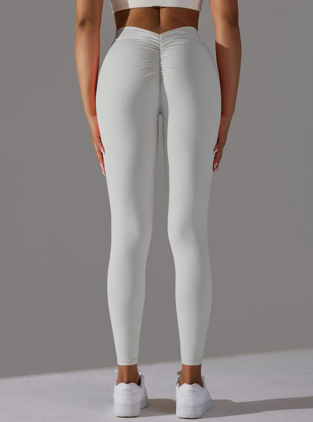 V-Back High Waisted Leggings