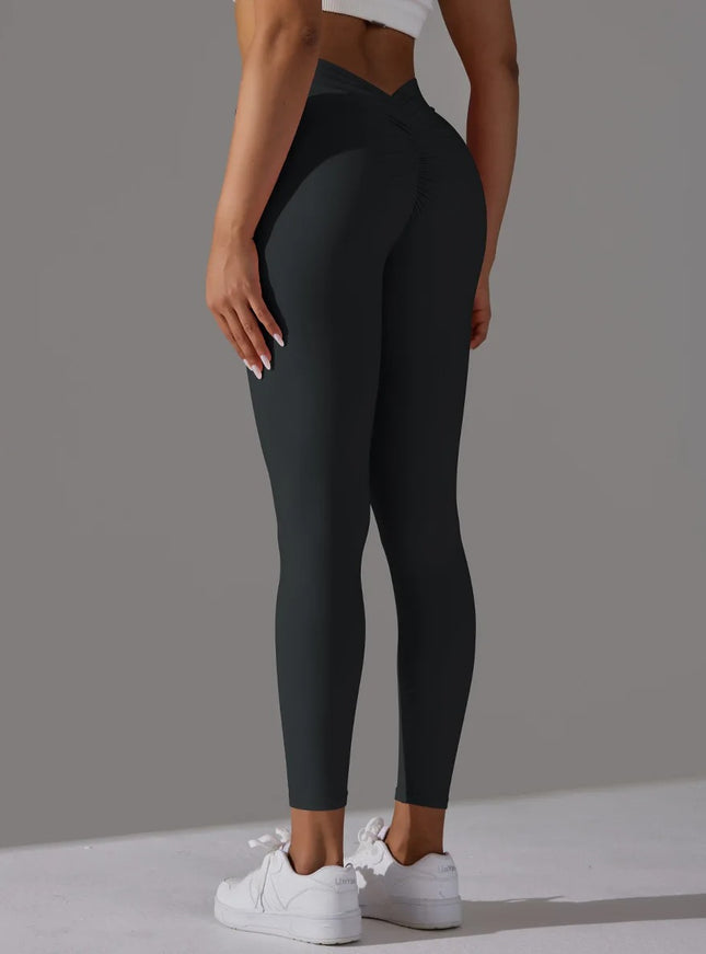 V-Back High Waisted Leggings