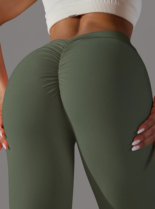 V-Back High Waisted Leggings