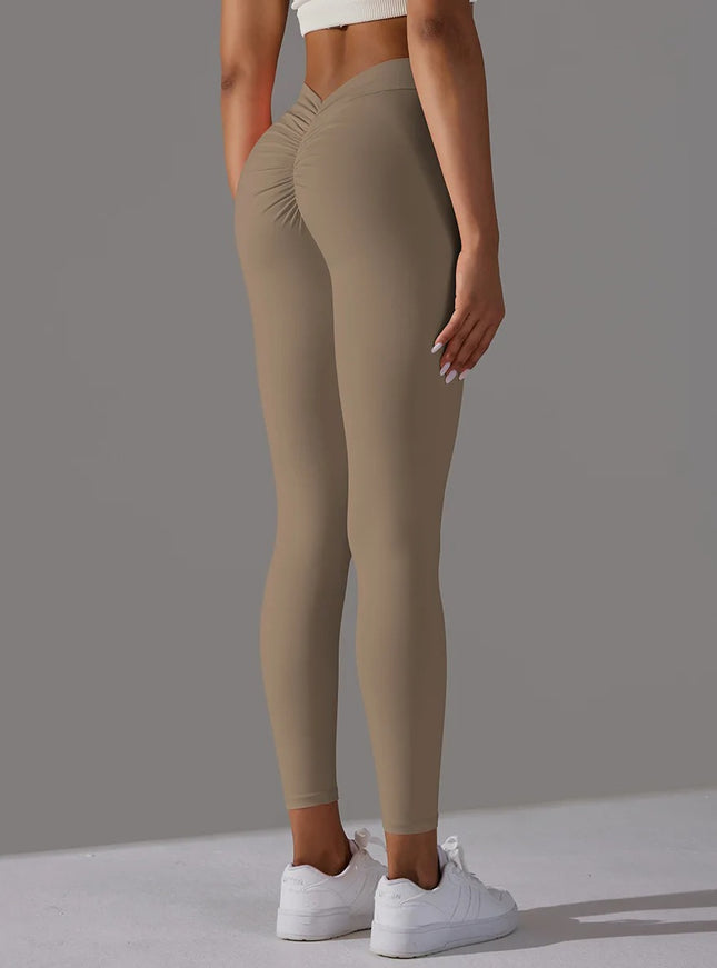 V-Back High Waisted Leggings