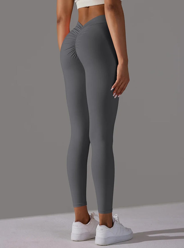 V-Back High Waisted Leggings