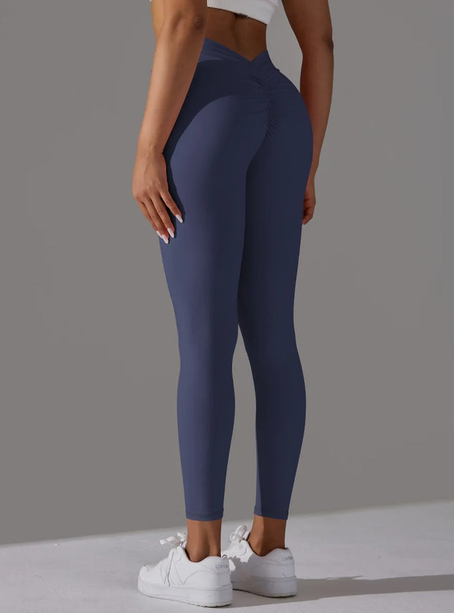 V-Back High Waisted Leggings