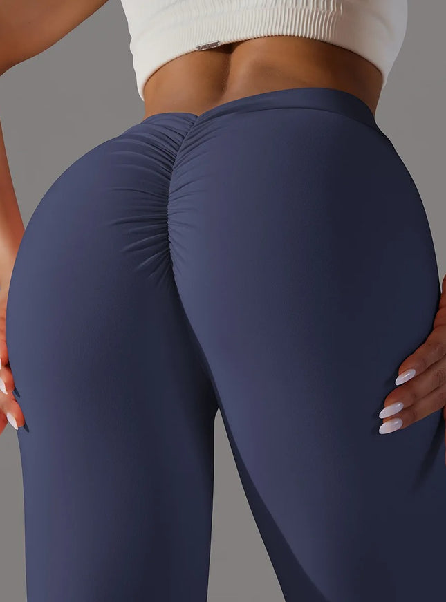 V-Back High Waisted Leggings