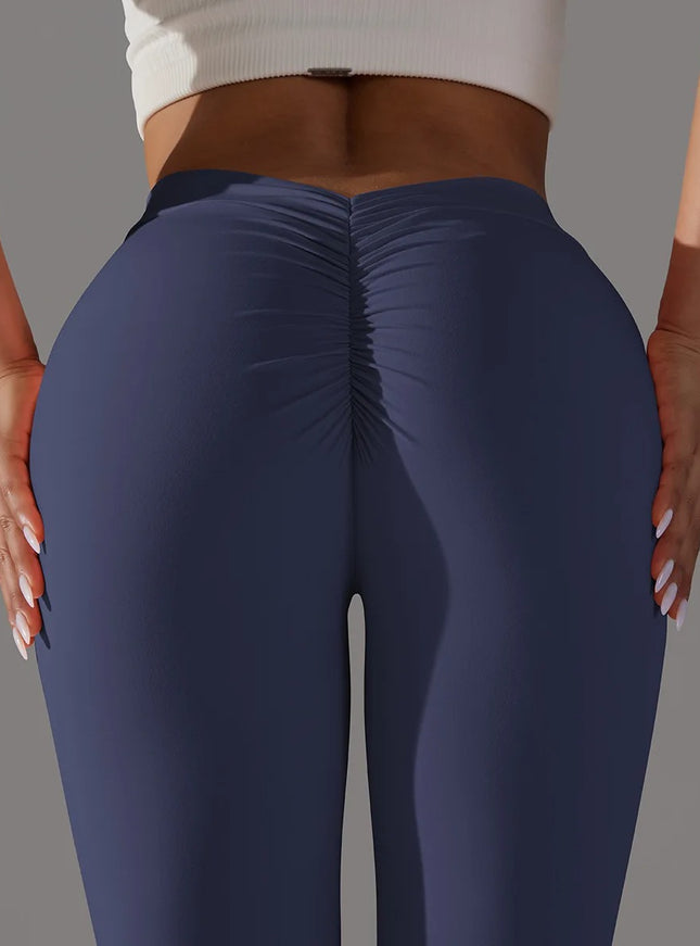 V-Back High Waisted Leggings