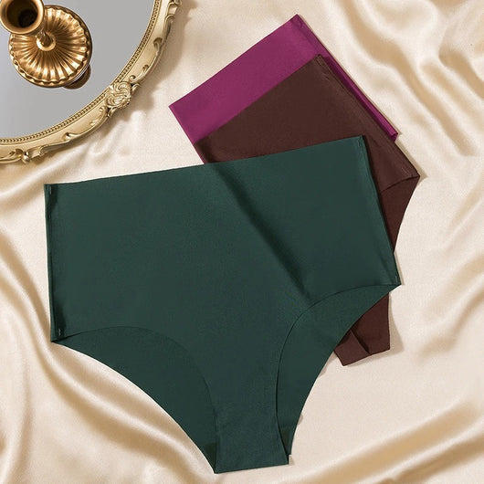 High-Waisted Seamless No-Show Underwear