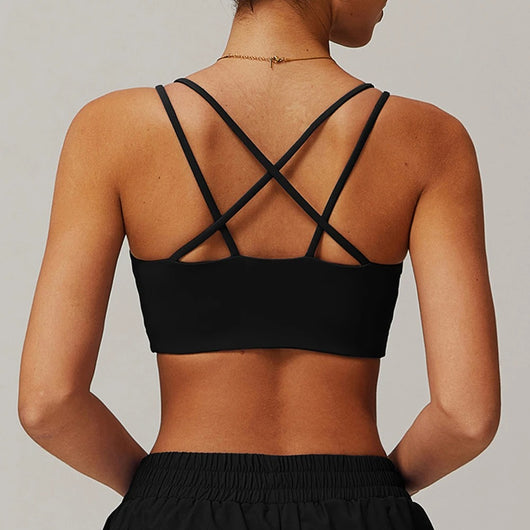 Infinity Multi-Strap Athletic Sports Bra