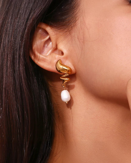 A Pearl Ignited Earrings