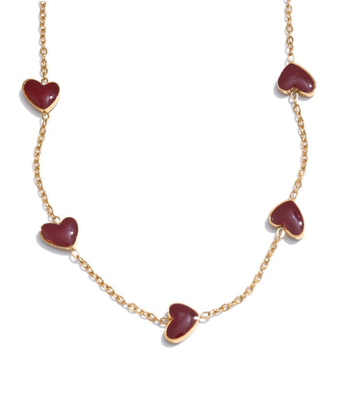 The Scarlet Heartline Necklace