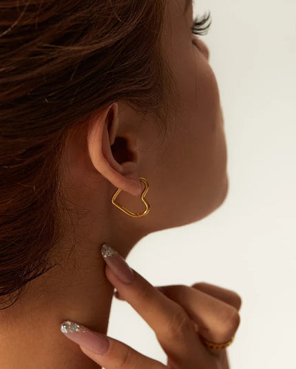 Lover's Loop Heart Earrings