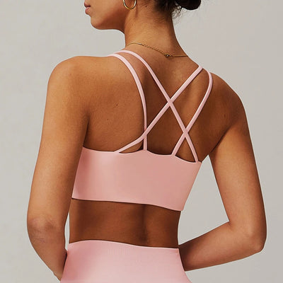 Infinity Multi-Strap Athletic Sports Bra