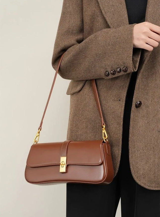 The Marielle Leather Shoulder Bag