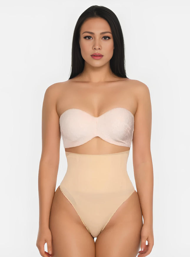 High-Waisted Tummy Control Sculpting Thong