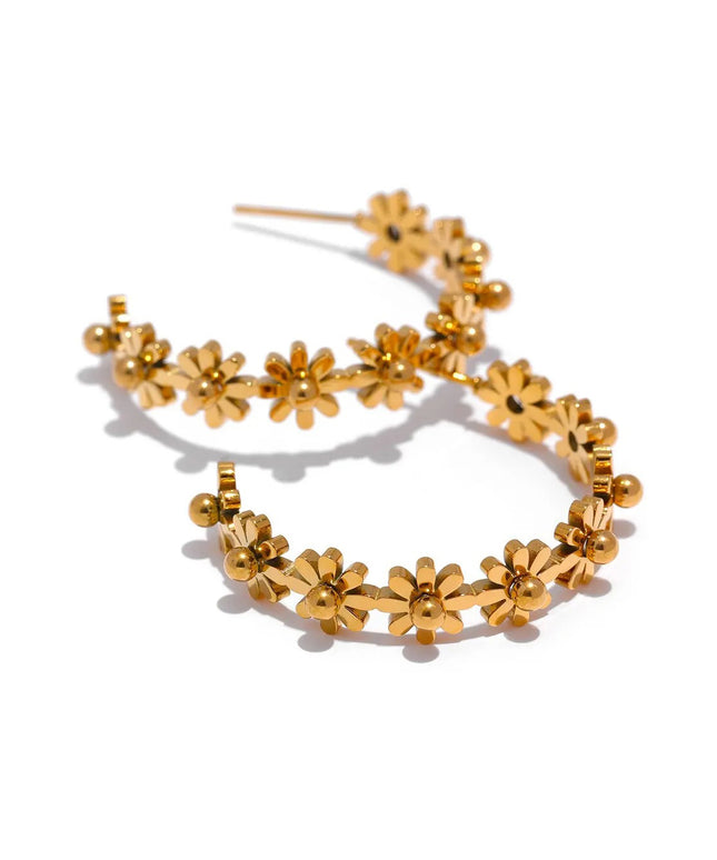 Floral Wreath Hoops