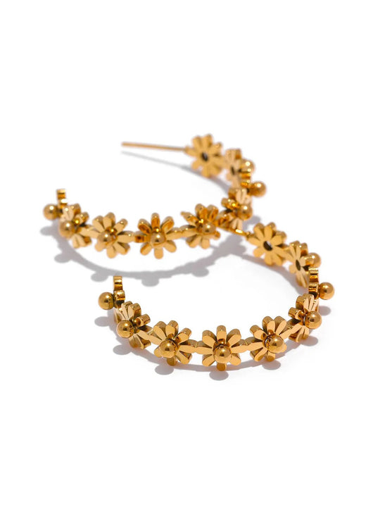 Floral Wreath Hoops