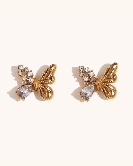 Wings of Grace Butterfly Studs