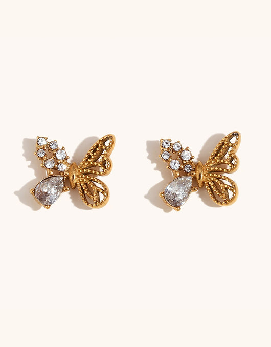 Wings of Grace Butterfly Studs