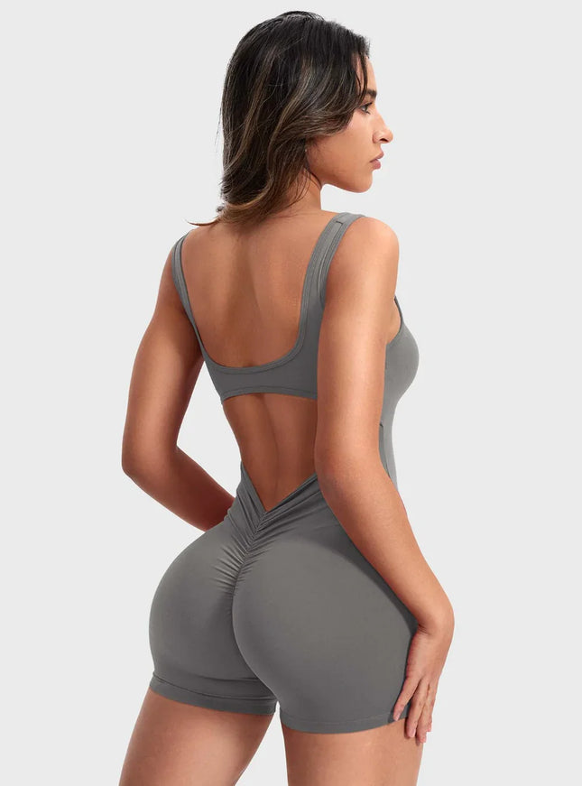 V-Back Butt-lift Romper