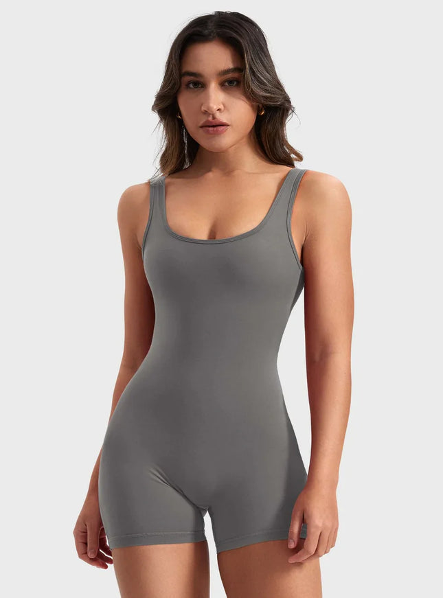 V-Back Butt-lift Romper