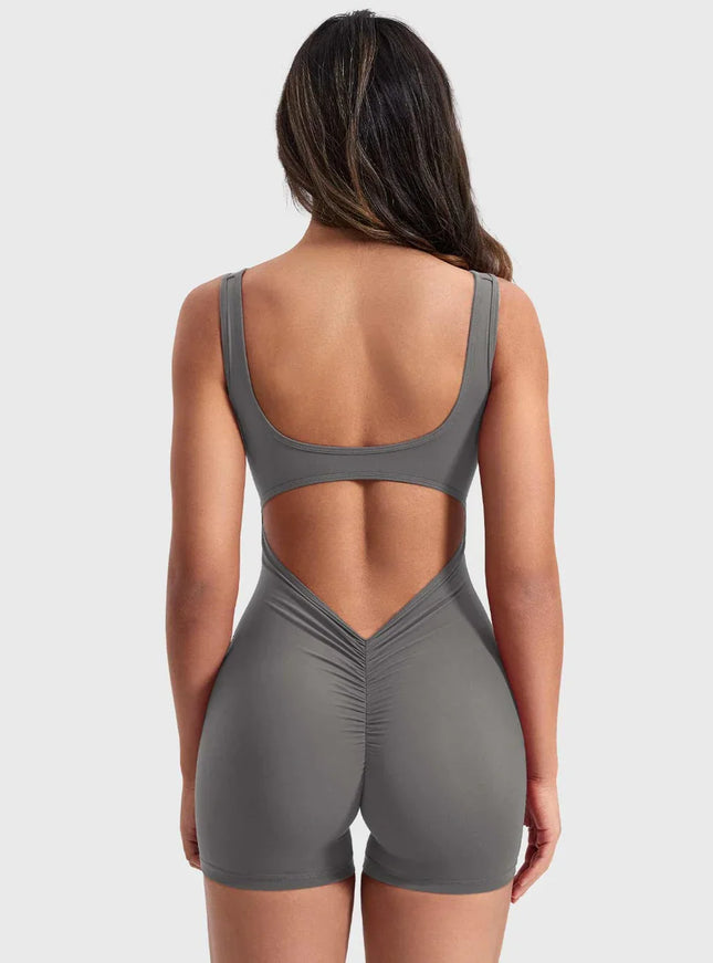 V-Back Butt-lift Romper