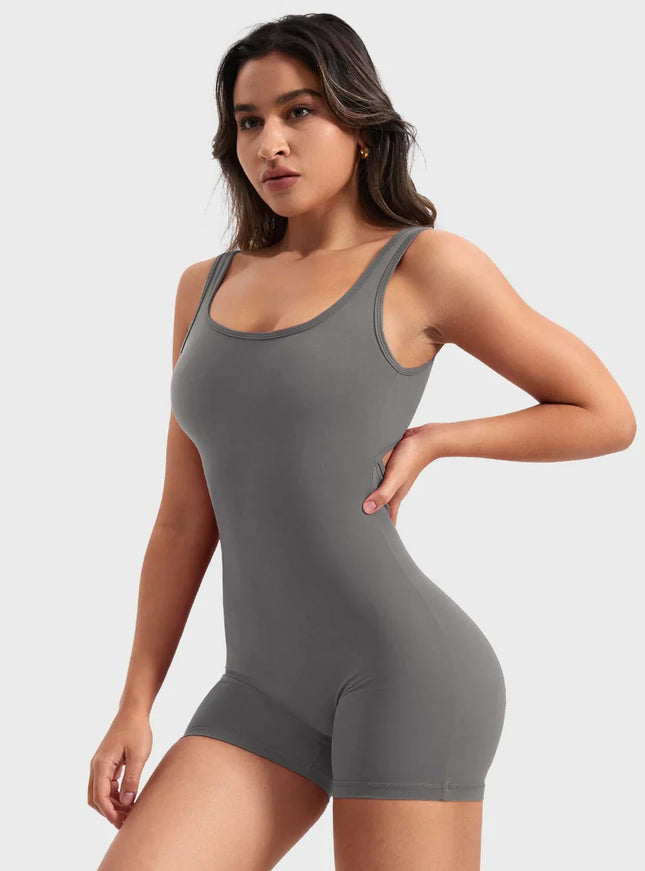 V-Back Butt-lift Romper