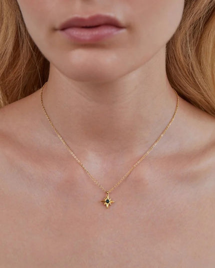 Polaris Emerald Crystal Necklace