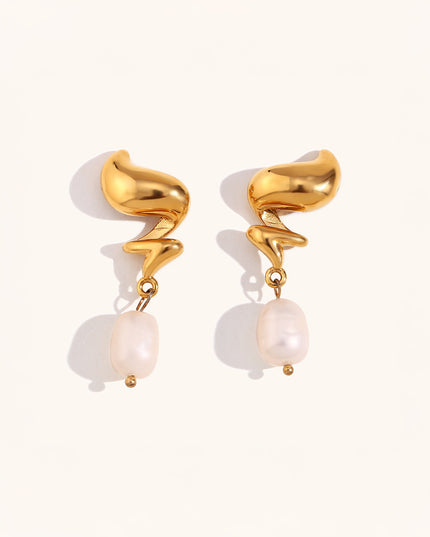 A Pearl Ignited Earrings