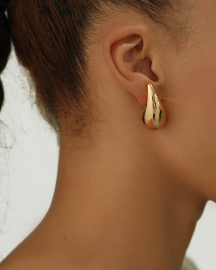 Teardrop Earrings – 18K Gold-Plated