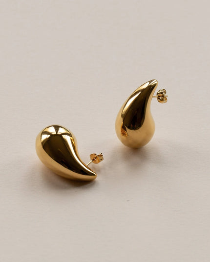 Teardrop Earrings – 18K Gold-Plated