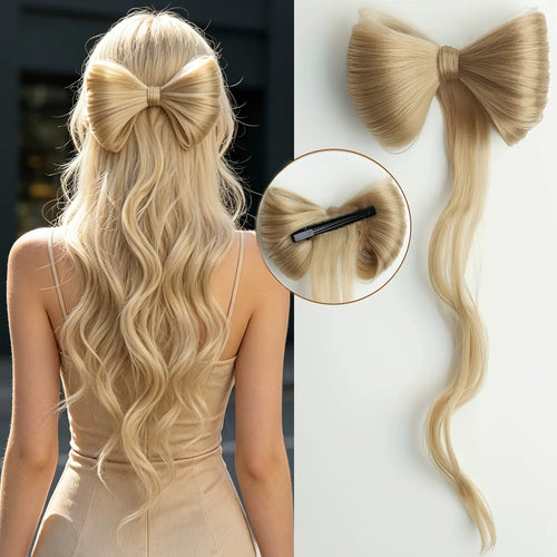 Clip-In Hair Bow Extension