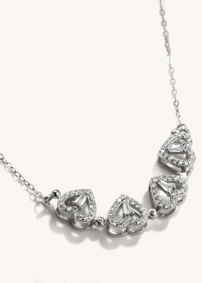 4 Hearts Magnetic Clover Necklace
