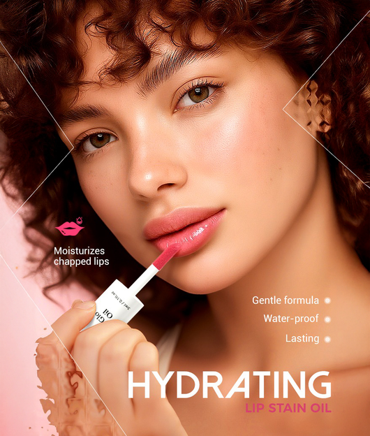Korean Lip Oil & Stain | Plumping, Hydrating, Long-Wear
