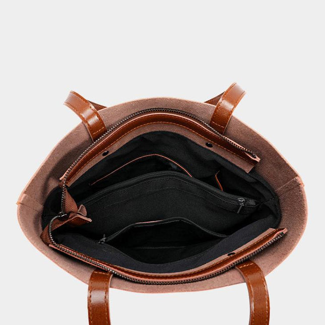 The Belfair Leather Tote Bag