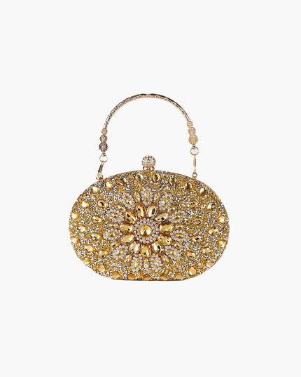 Infinity Gemstone Evening Clutch