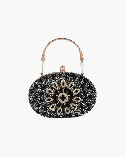 Infinity Gemstone Evening Clutch