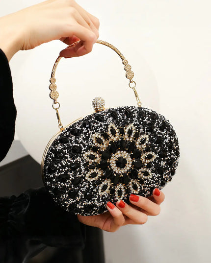 Infinity Gemstone Evening Clutch