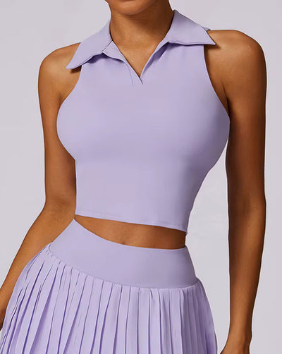 Cropped Polo Top