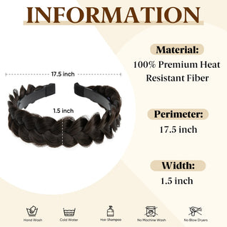 Comfort Grip Braided Headband