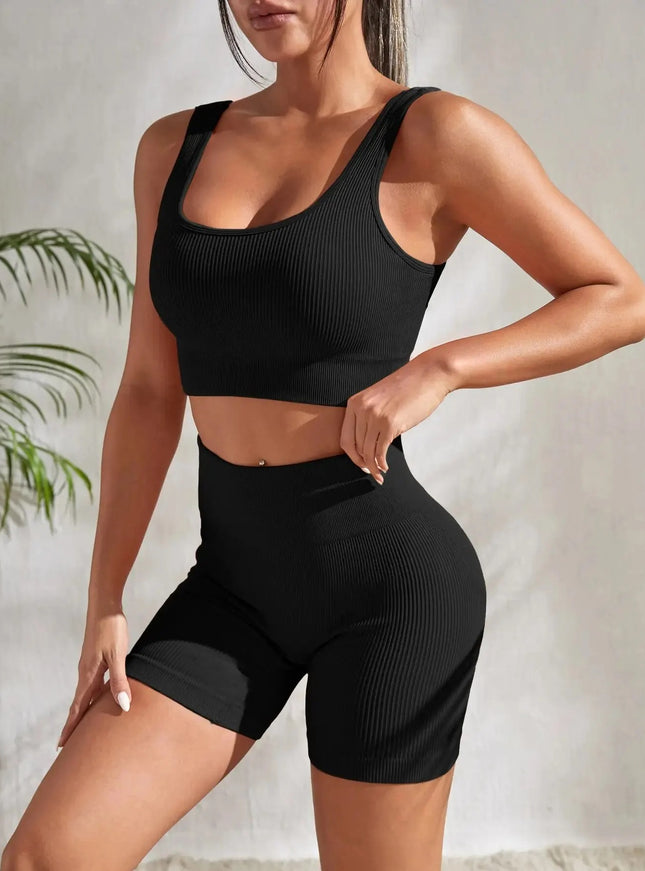 Essential Ribbed Seamless Yoga Set