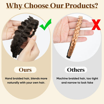 Comfort Grip Braided Headband