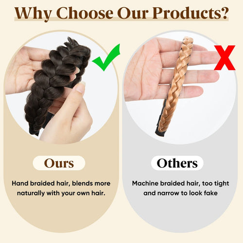 Comfort Grip Braided Headband