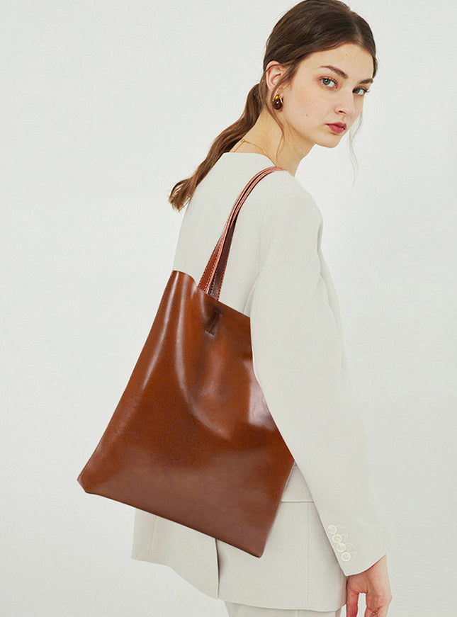 The Belfair Leather Tote Bag