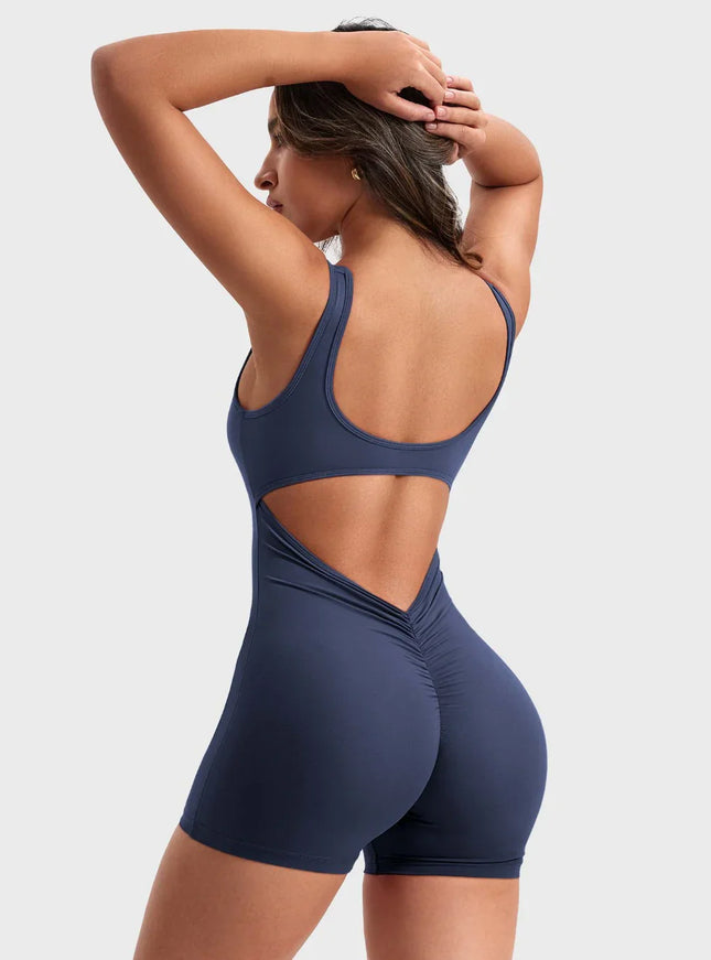 V-Back Butt-lift Romper